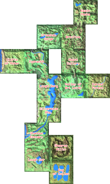 map of hibernia daoc