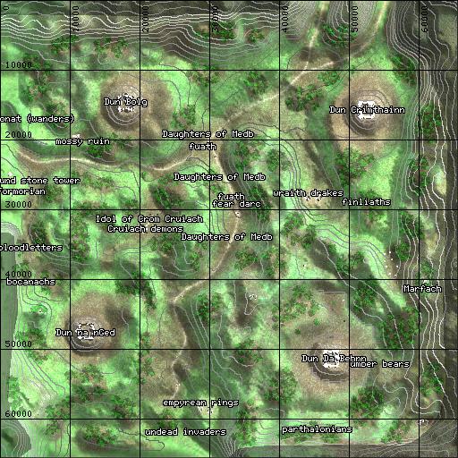 daoc hibernia faction map
